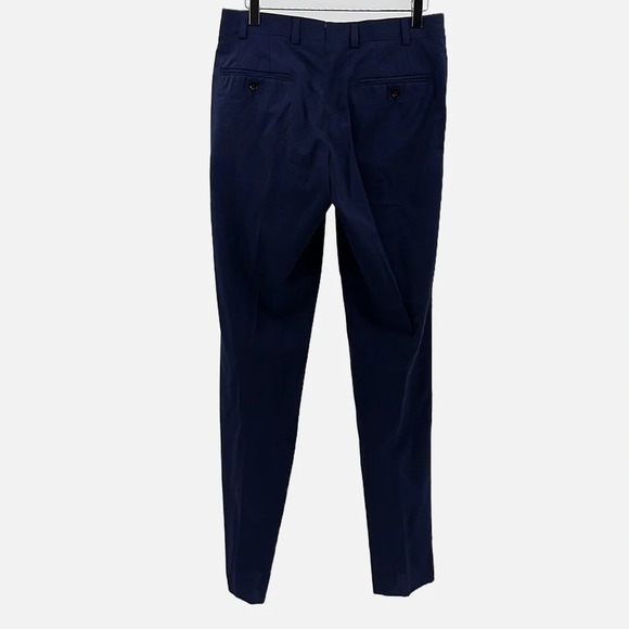 Ted Baker London Jerome Wool Flat Front Pant in Navy - NWOT - Size 30R unhemmed - Picture 4 of 7